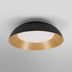 LEDVANCE Plafón LED Orbis Alva, negro, metal