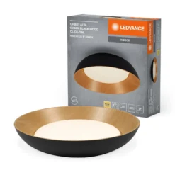LEDVANCE Plafón LED Orbis Alva, negro, metal