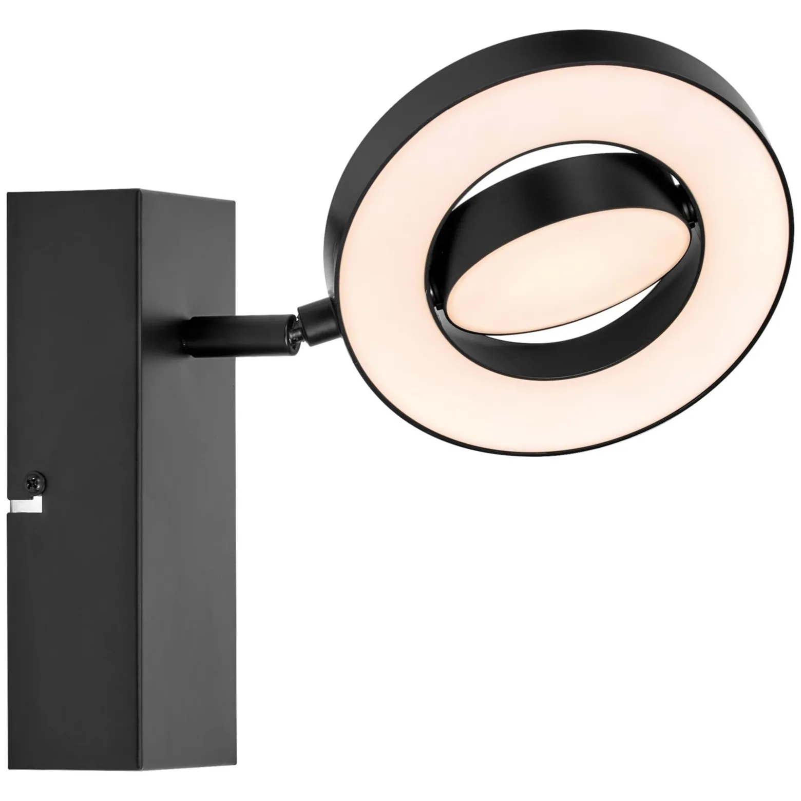 LEDVANCE Saturno CCT Foco de pared LED, interruptor, negro