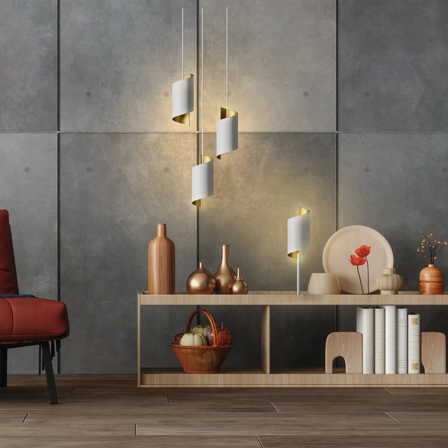 LEDVANCE SMART+ WiFi Decor Twist de mesa blanco