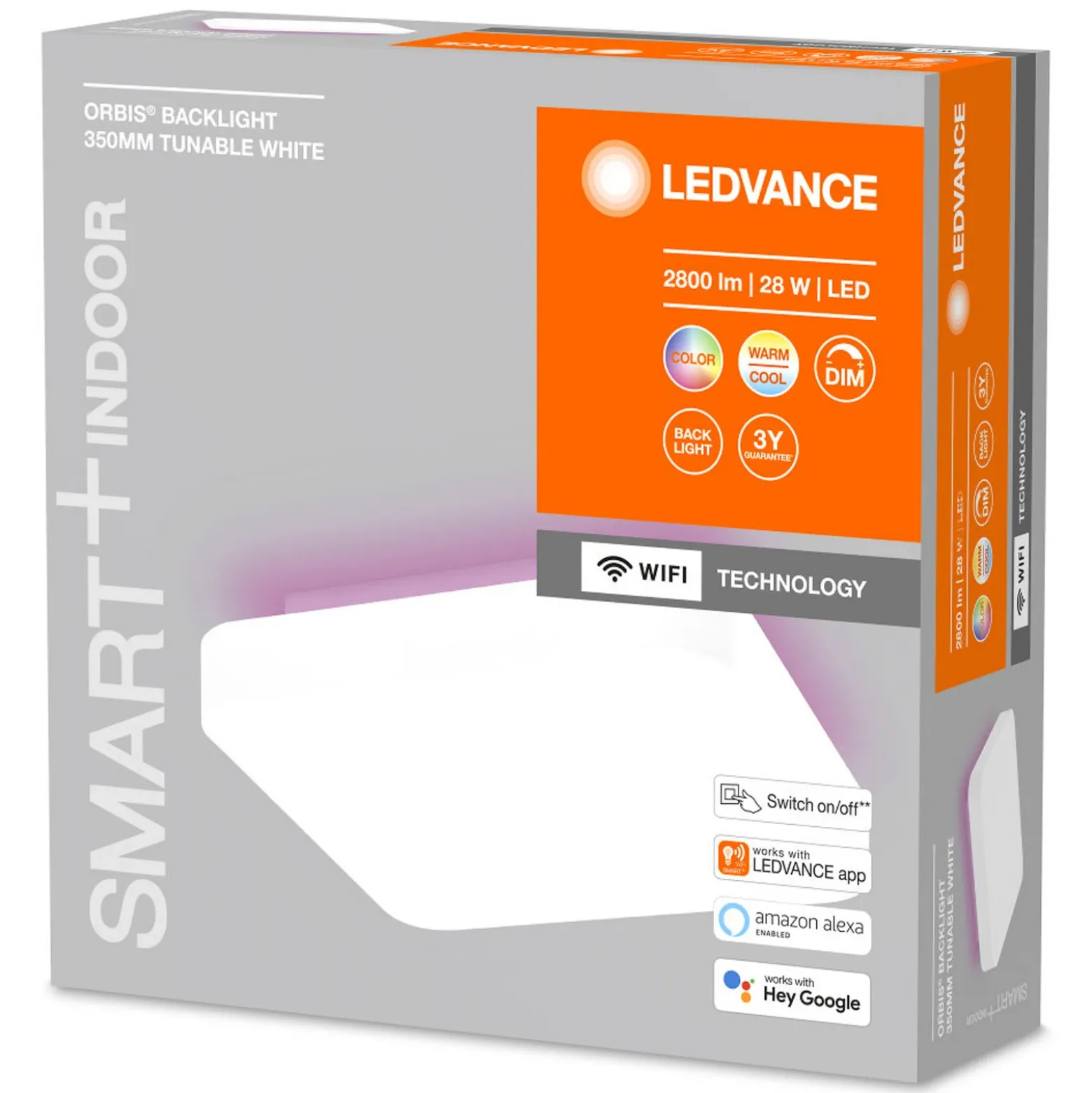LEDVANCE SMART+ WiFi Orbis Backlight blanco 35x35