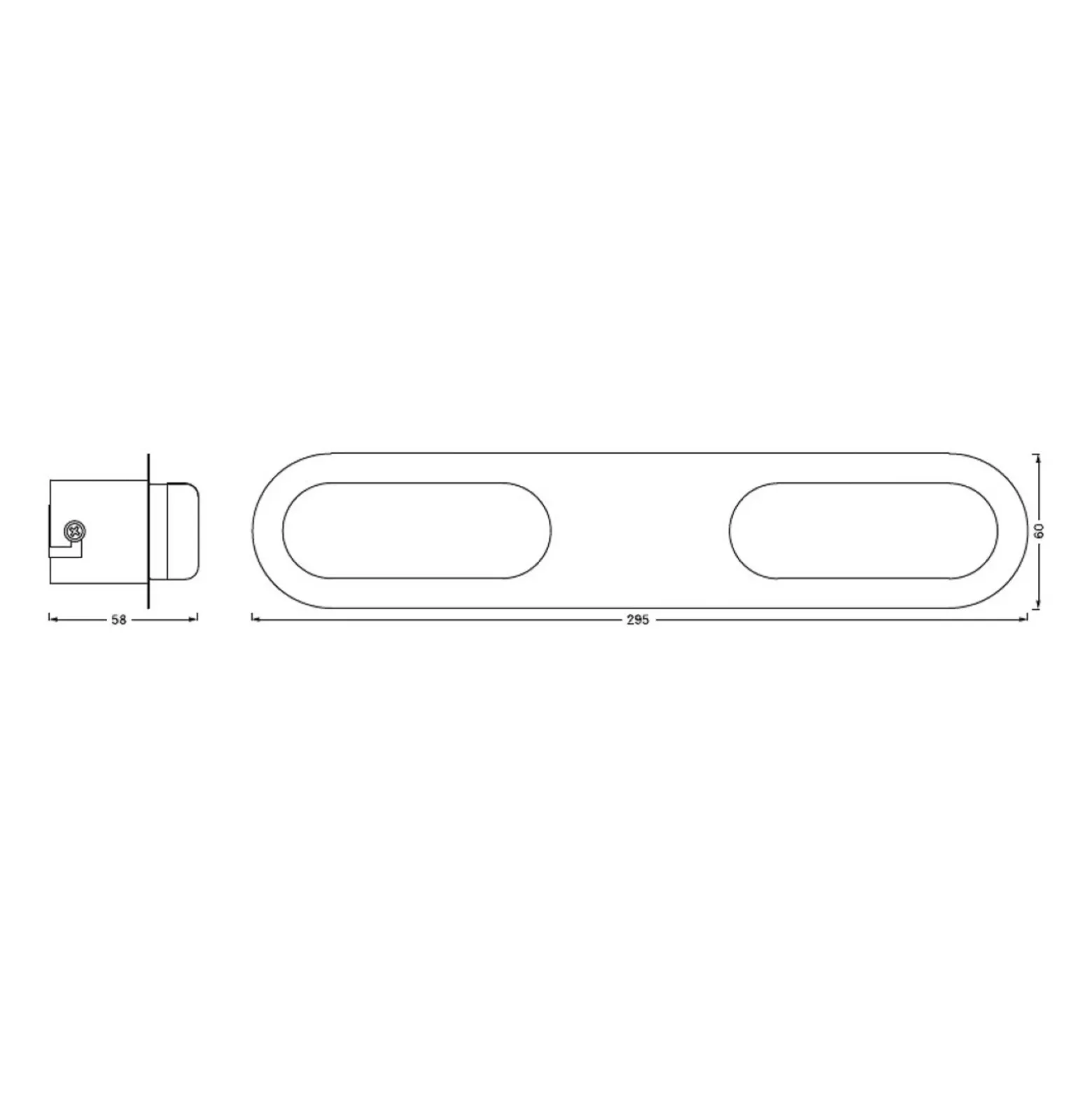 LEDVANCE SMART+ WiFi Orbis Wall Duplo plata 2