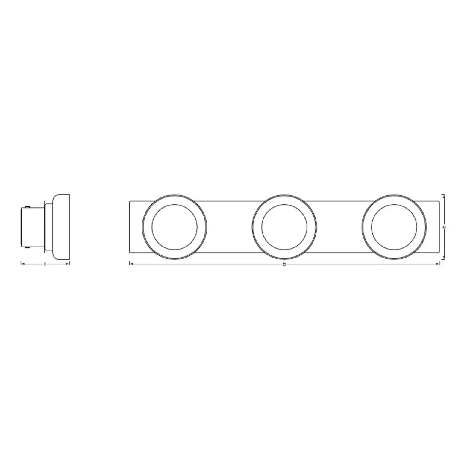 LEDVANCE SMART+ WiFi Orbis Wall Round, largo 48 cm