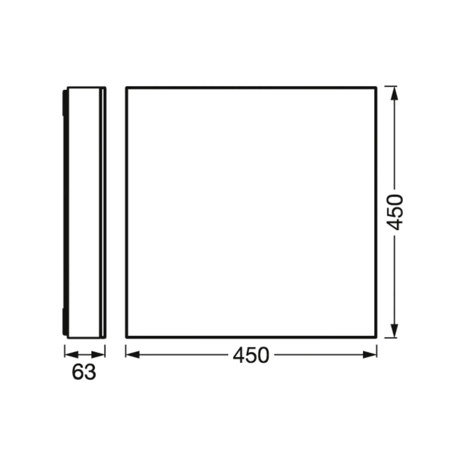 LEDVANCE SMART+ WiFi Planon FL Sparkle 45x45 cm