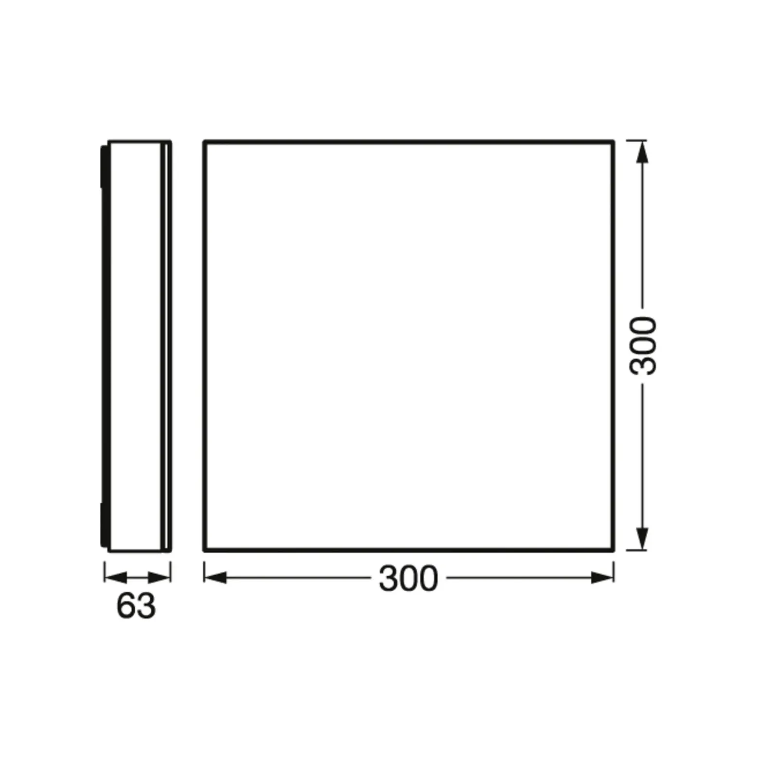 LEDVANCE SMART+ WiFi Planon FL Sparkle 30x30 cm