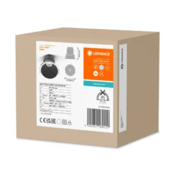 LEDVANCE Twist foco Ø9,3cm 840 blanco/negro