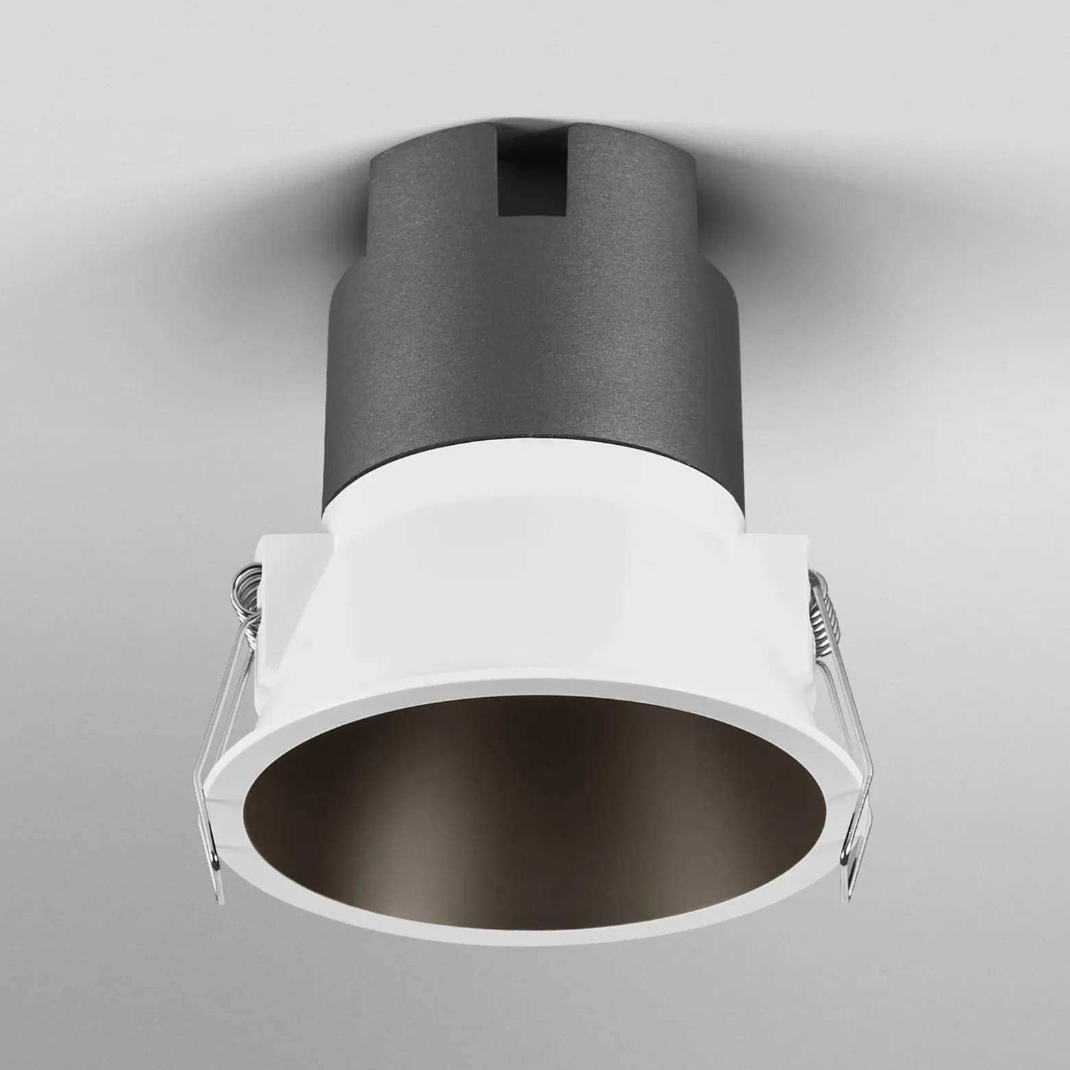 LEDVANCE Twist foco Ø9,3cm 840 blanco/negro