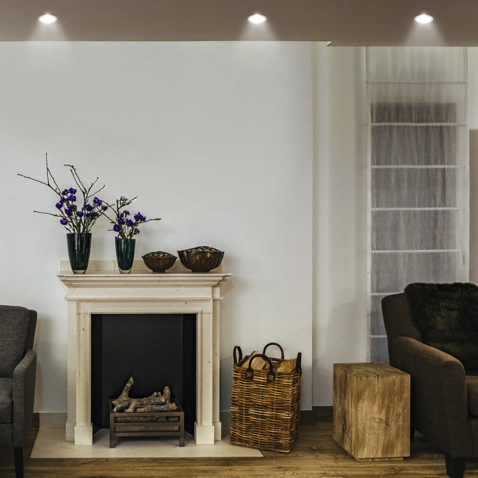 LEDVANCE Twist foco LED Ø7cm 830 blanco/blanco