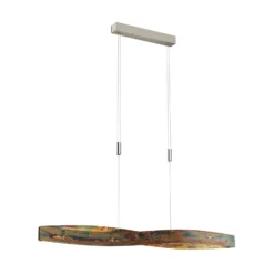 Lian Lámpara colgante LED con superficie oxidada