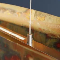 Lian Lámpara colgante LED con superficie oxidada