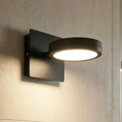 LIGHTME aplique LED Aqua down 1 luz negro