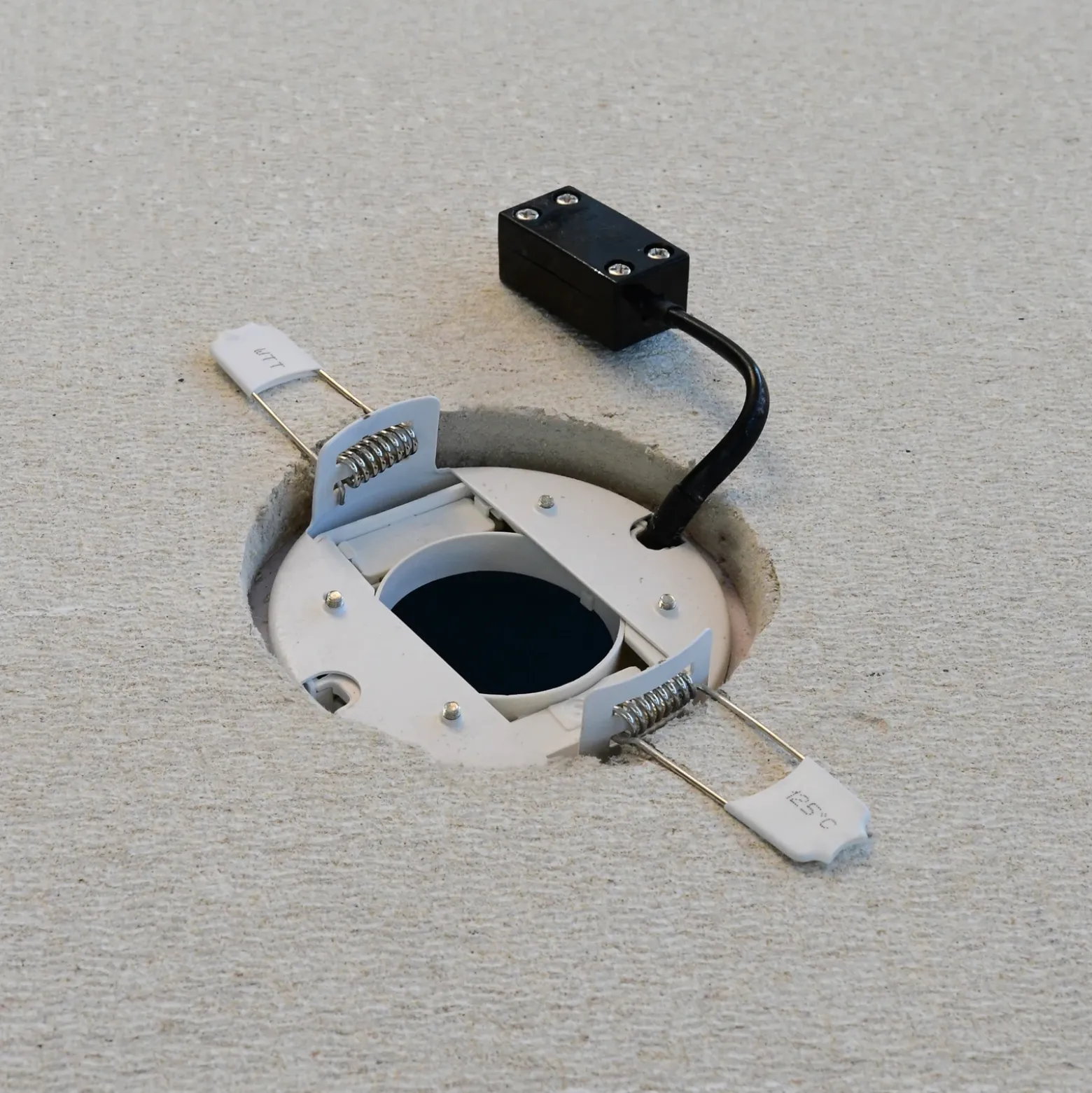 LIGHTME empotrada LED Aqua Plano IP44 negro