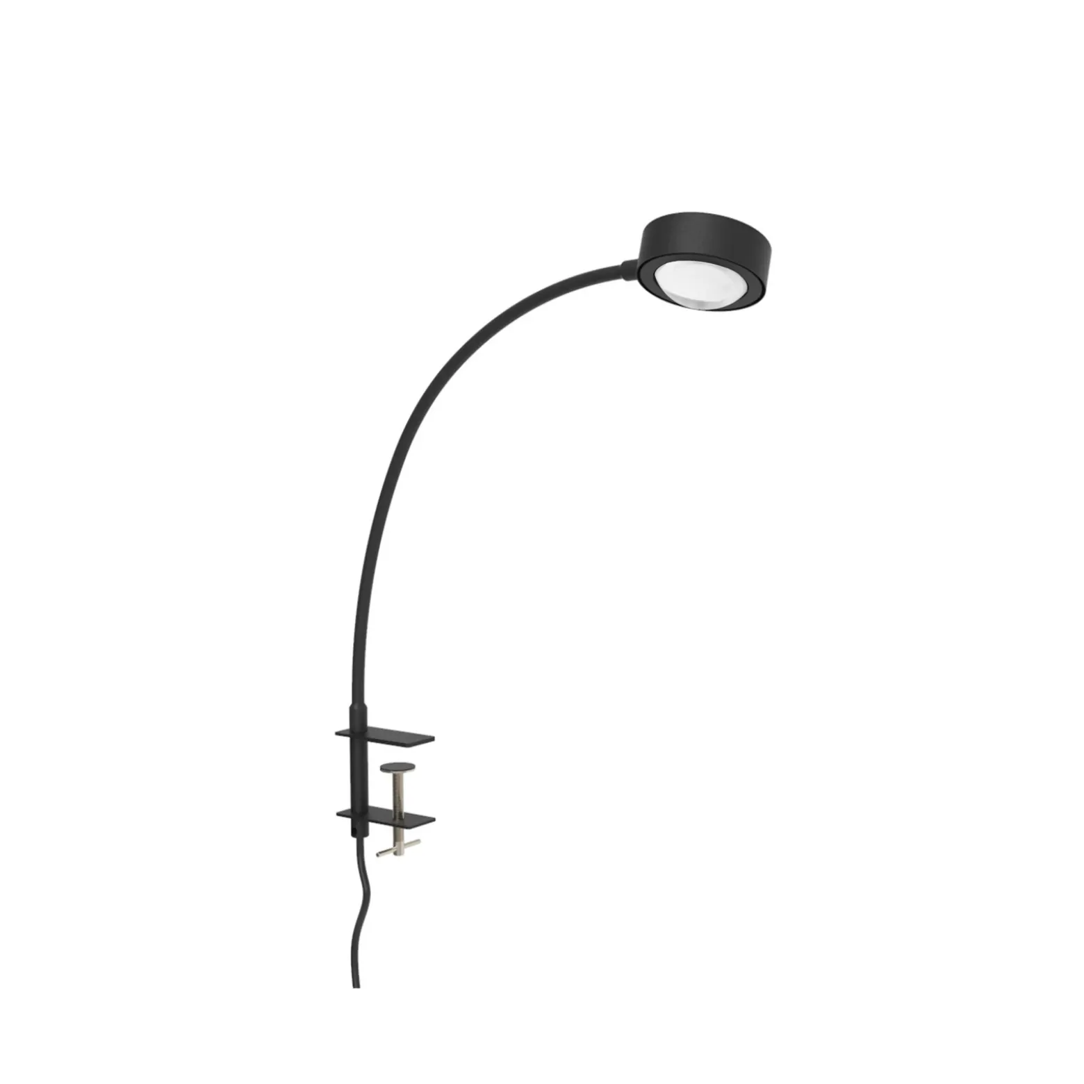 LightMe lámpara de mesa Powerlens Flex, tornillo, negro