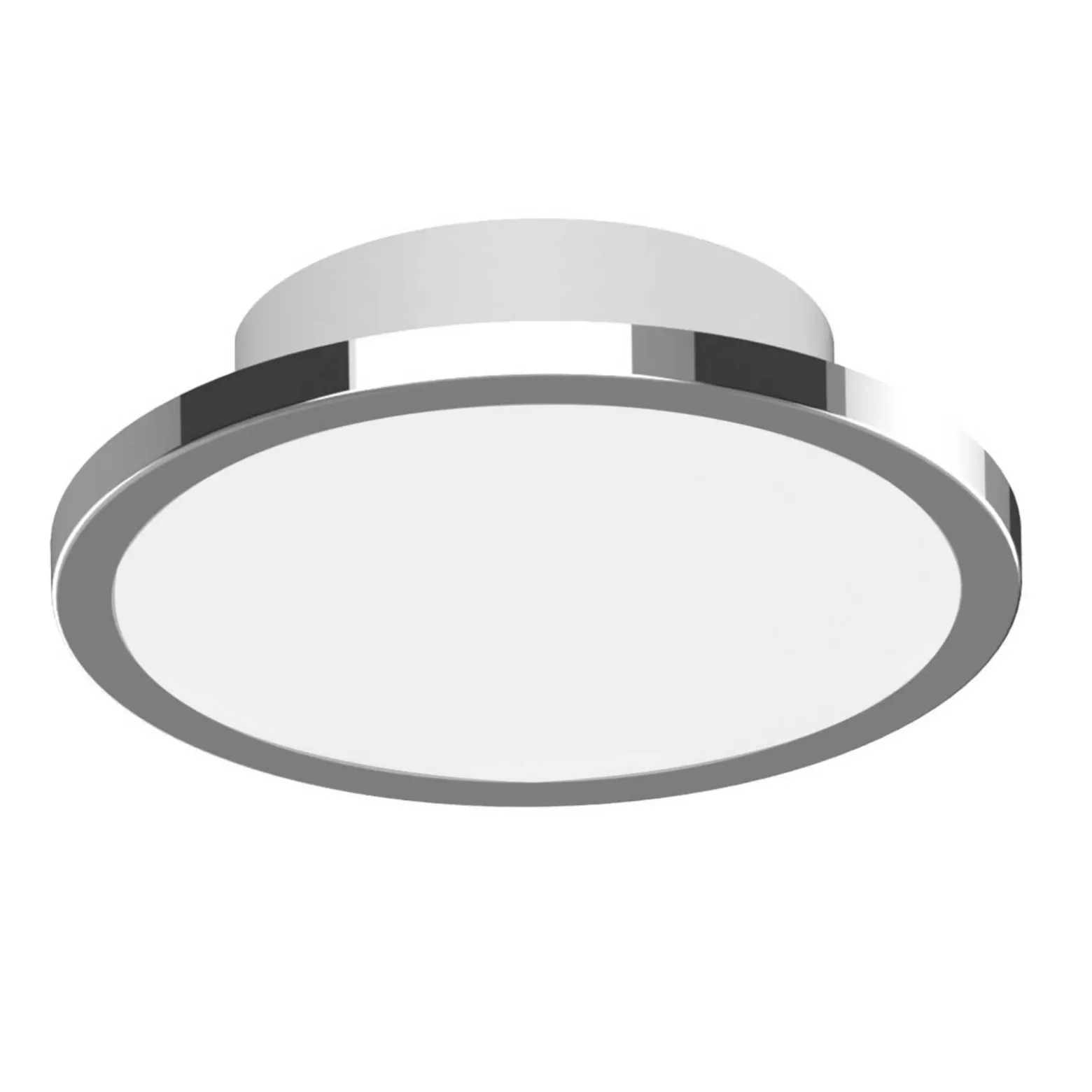 LightMe Plafón LED Aqua Ø14,7cm cromo