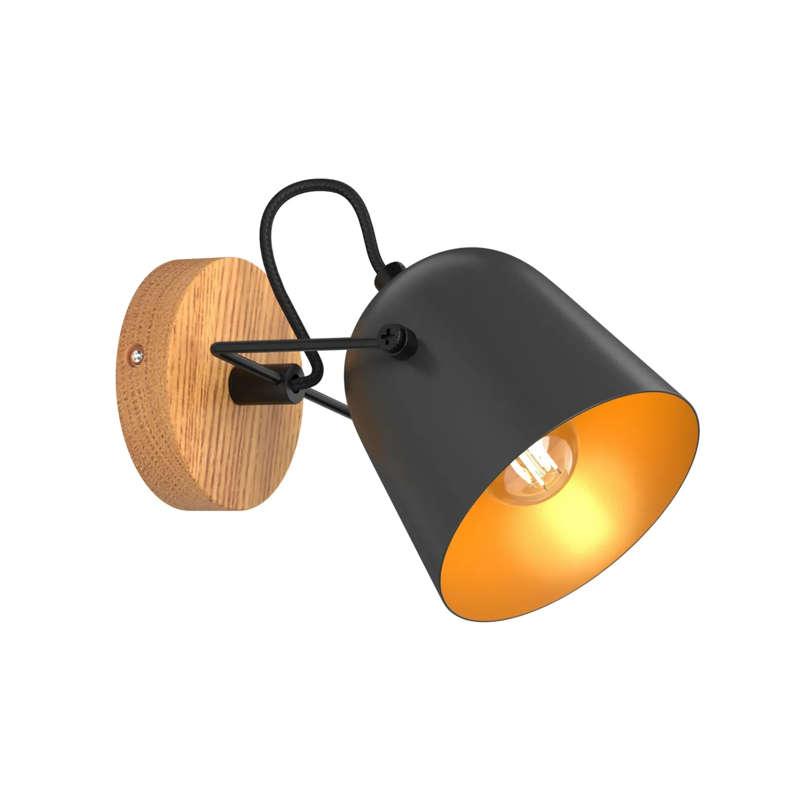 Lindby Adalin aplique, negro