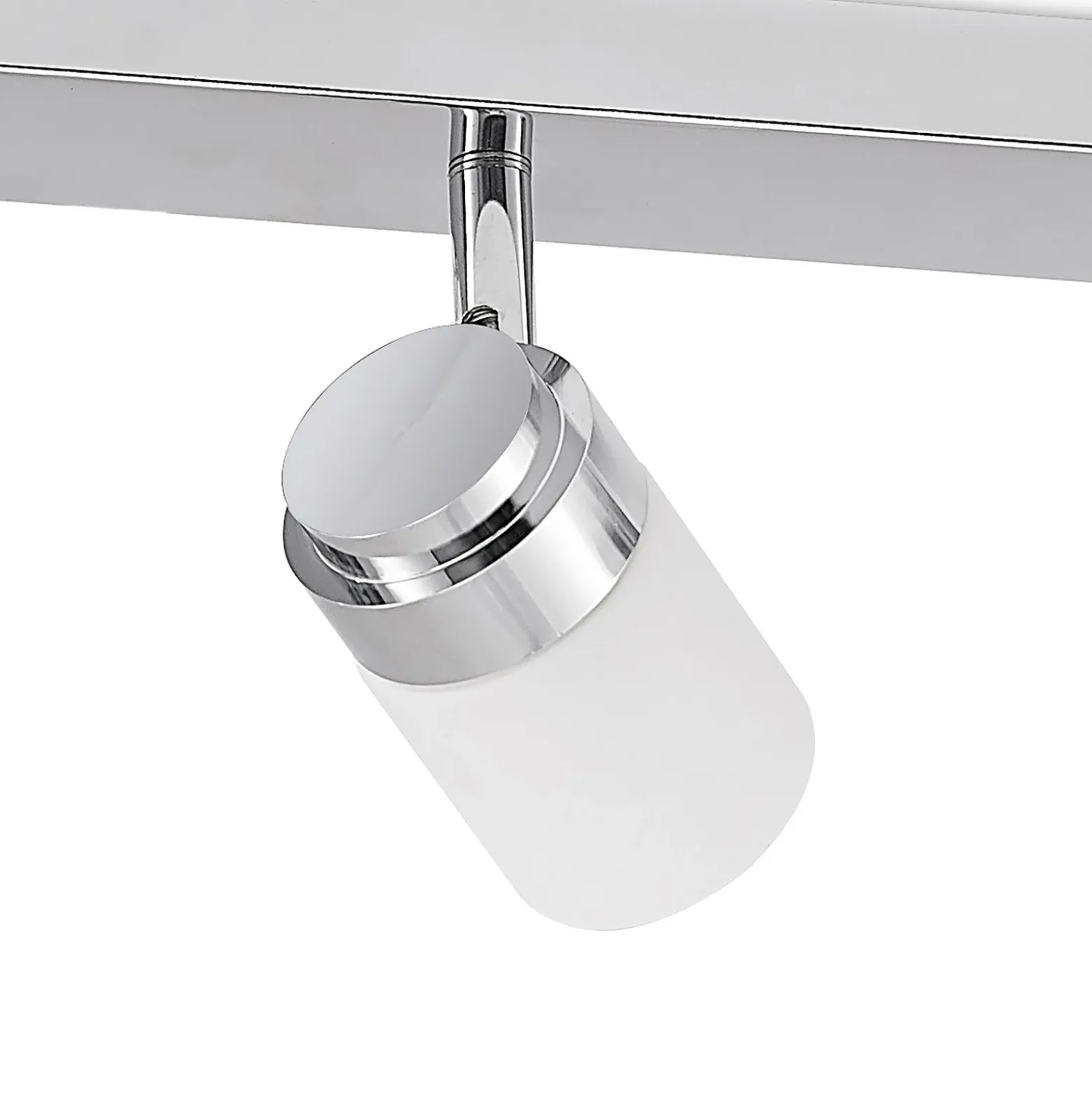 Lindby Alimari downlight de techo, cromo, largo
