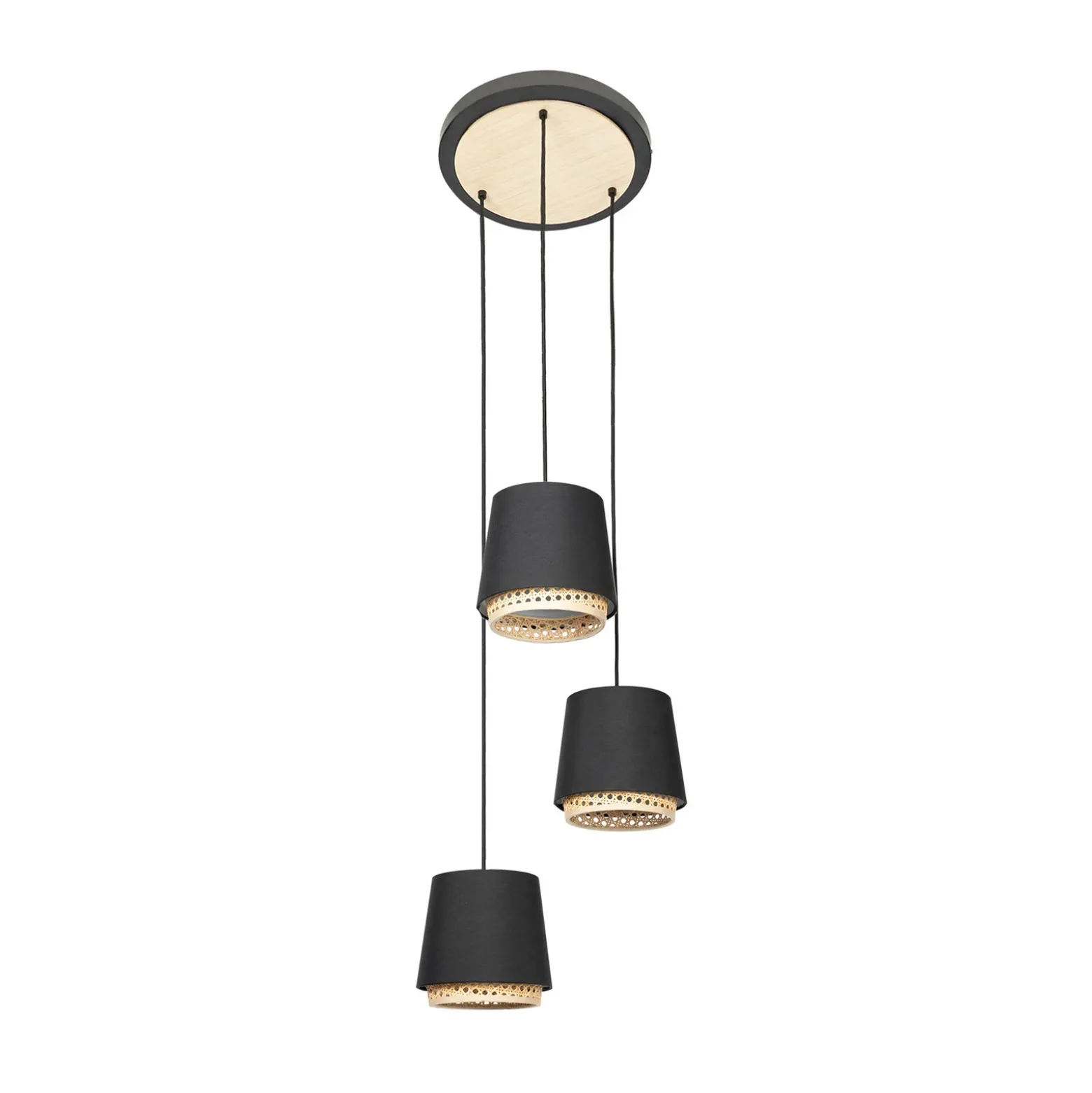 Lindby Ananya lámpara colgante, rondel, 3 luces