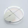 Lindby aplique de pared LED Anays, Ø 32 cm, cromo/claro, plástico