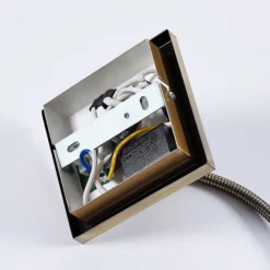 Lindby aplique de pared LED Mayar, latón, metal, lámpara de lectura, 11cm