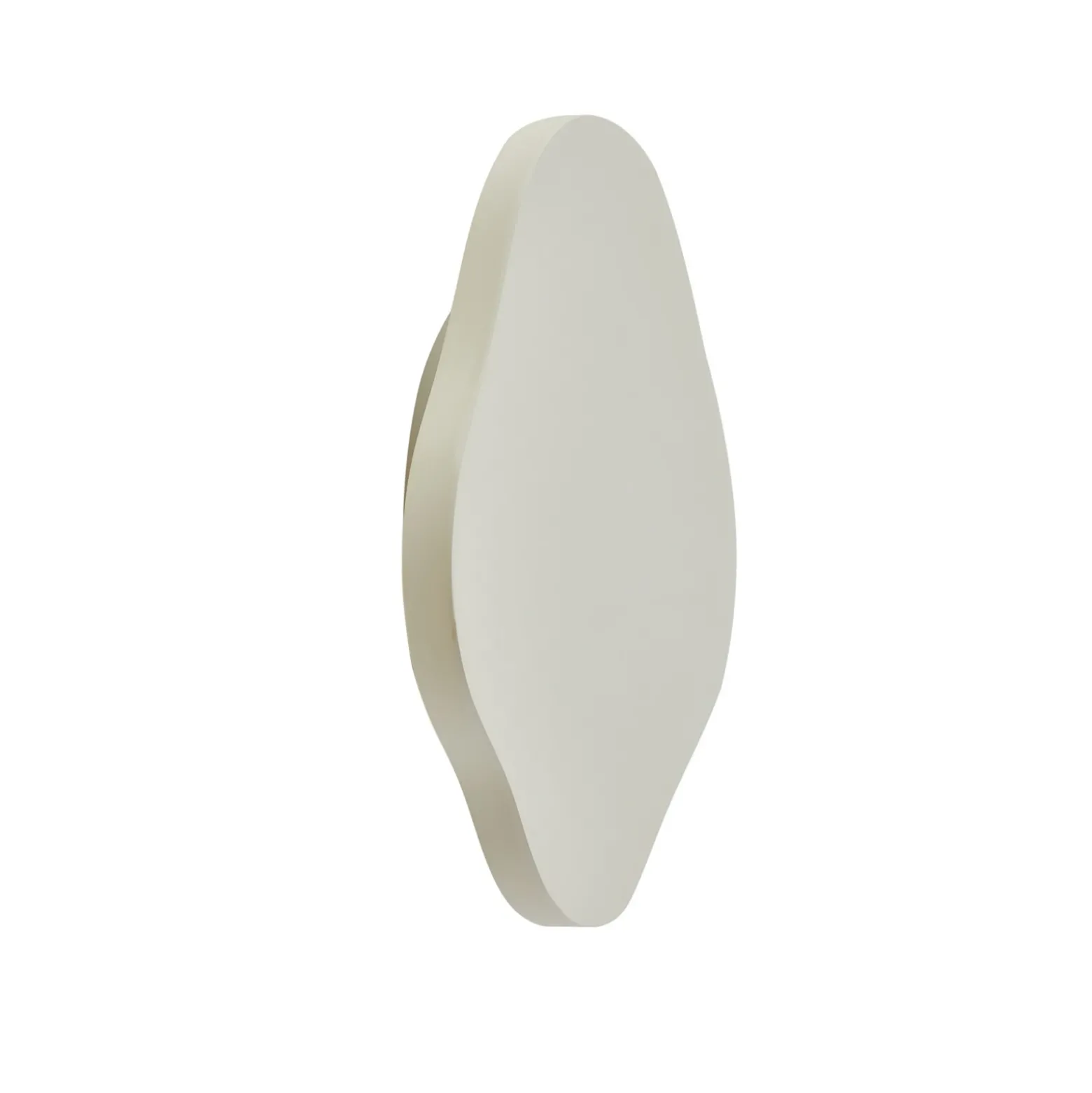 Lindby aplique de pared LED Nielson, beige, yeso, 30 cm de altura