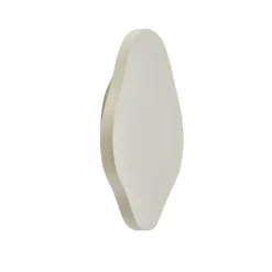Lindby aplique de pared LED Nielson, beige, yeso, 30 cm de altura