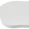 Lindby aplique de pared LED Nielson, blanco, yeso, 30 x 30 cm