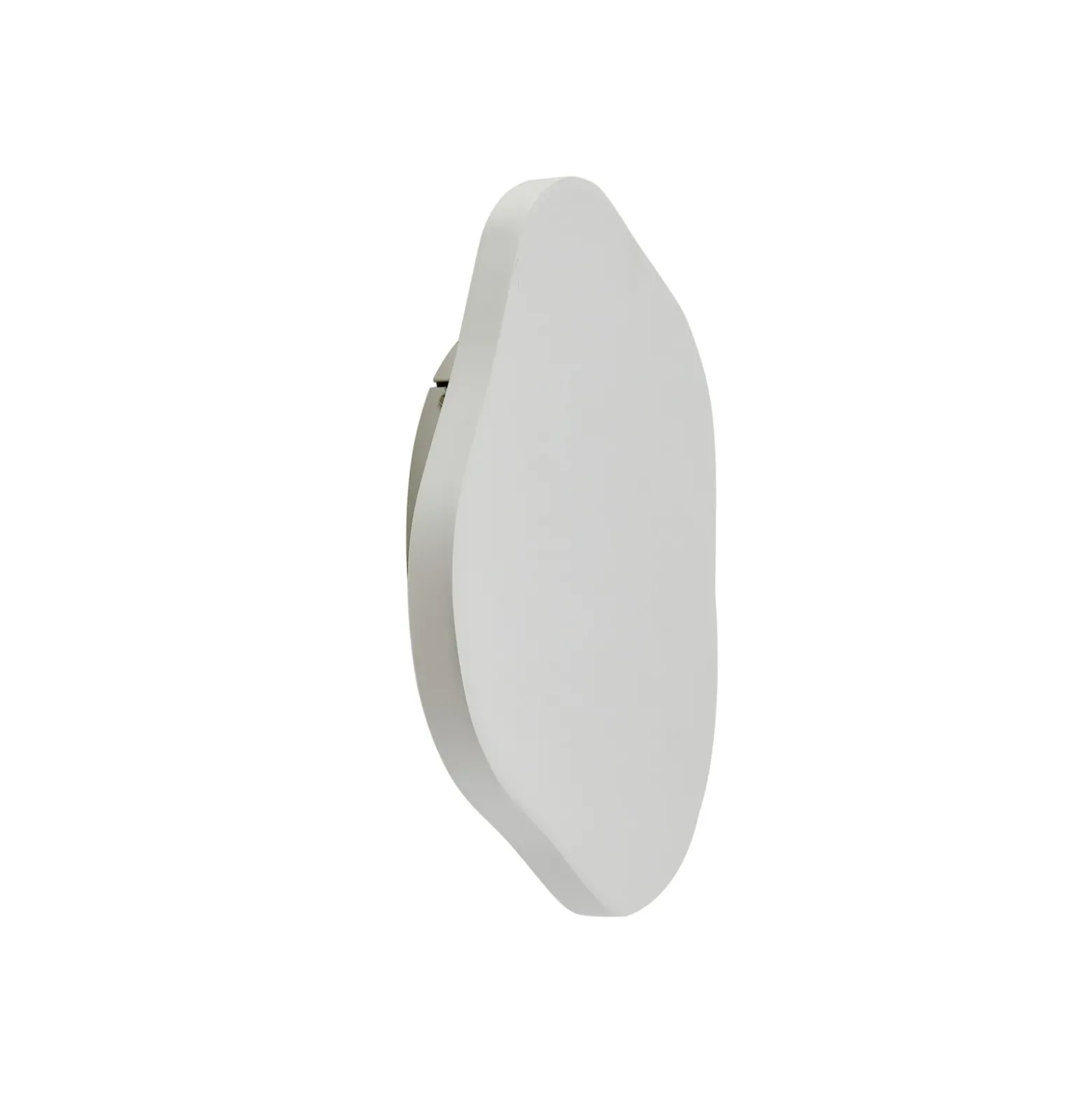 Lindby aplique de pared LED Nielson, blanco, yeso, 30 x 30 cm