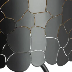 Lindby Aralena lámpara de pie, negro/oro, altura 143,5 cm