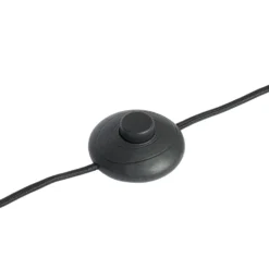 Lindby Aralena lámpara de pie, negro/oro, altura 143,5 cm