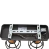 Lindby Arinthea downlight de techo, 2 luces, negro, acero, E14