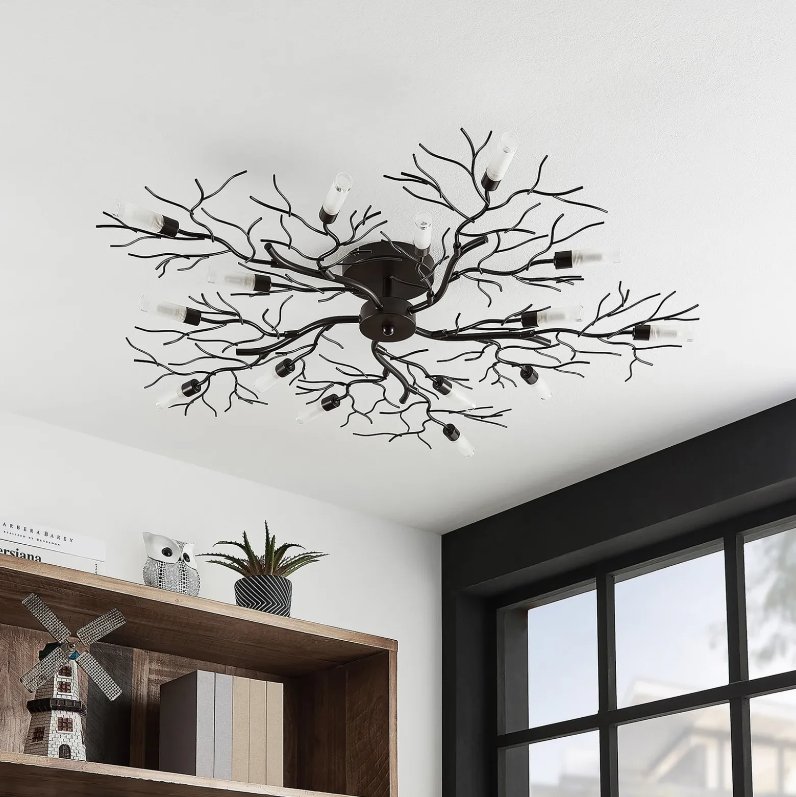 Lindby Bigna lámpara de techo, 15 luces