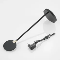 Lindby Binera lámpara de mesa LED, dimmer 3 pasos