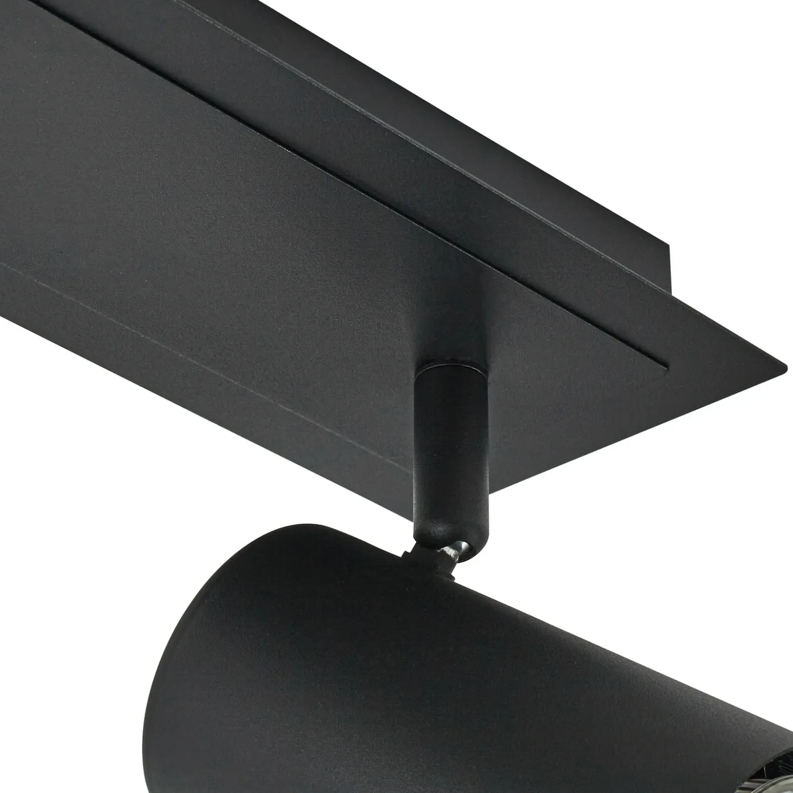 Lindby downlight de techo Joffrey, 80 cm, negro, 4 luces, GU10
