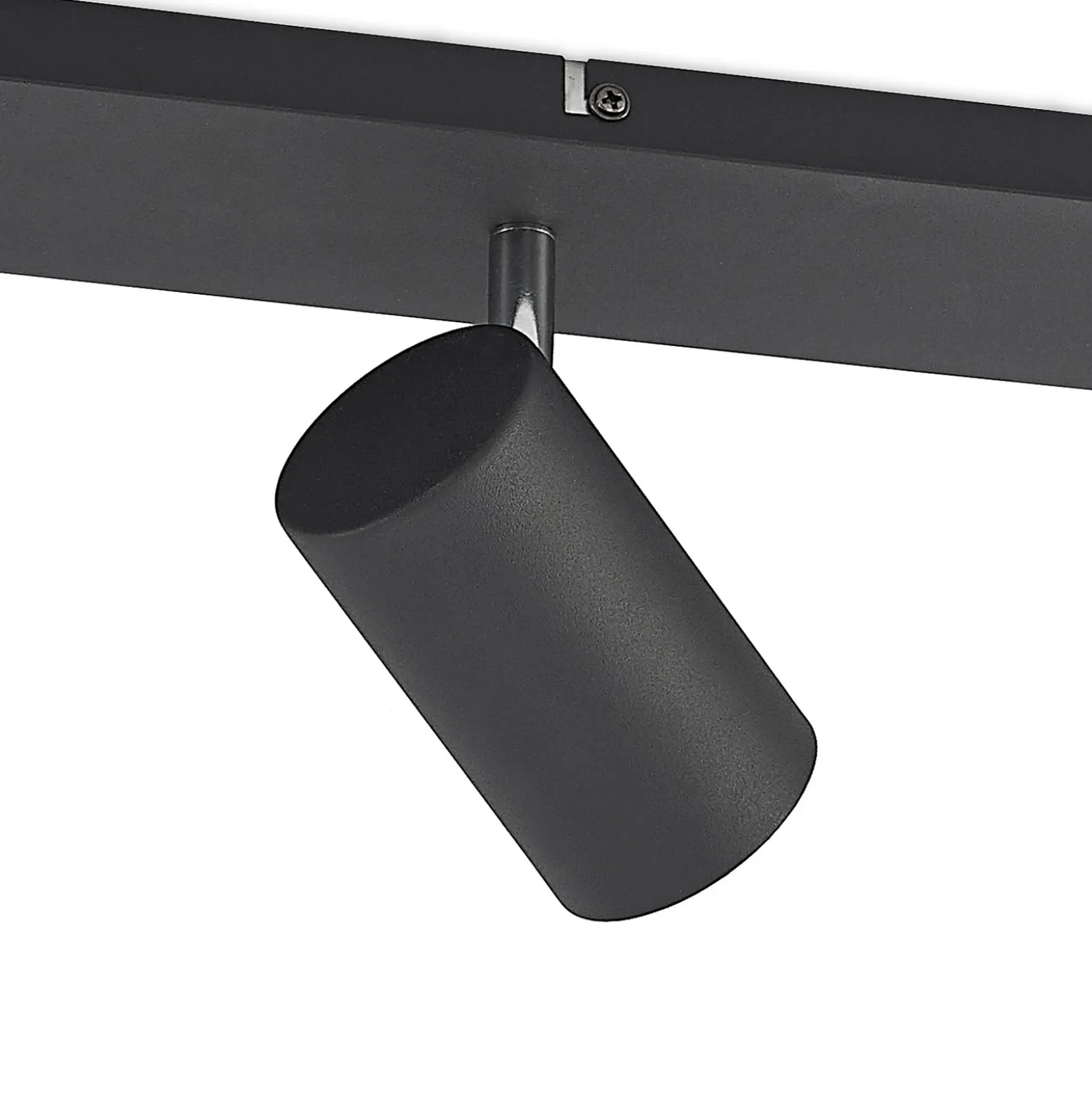 Lindby downlight de techo Joffrey, 80 cm, negro, 4 luces, GU10
