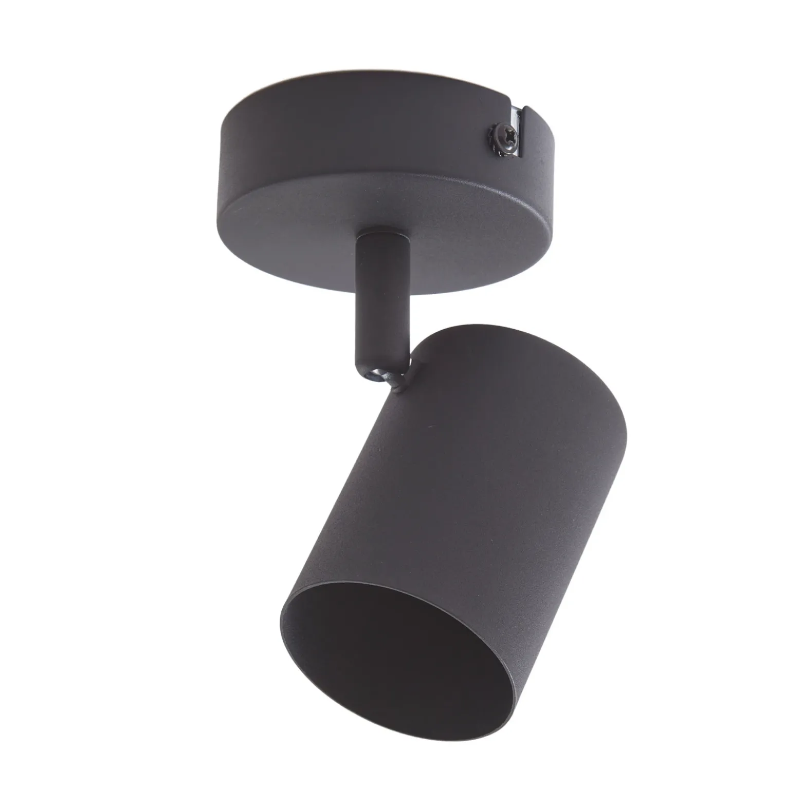 Lindby downlight de techo Jorell, negro, 13 cm, 1 luz, GU10