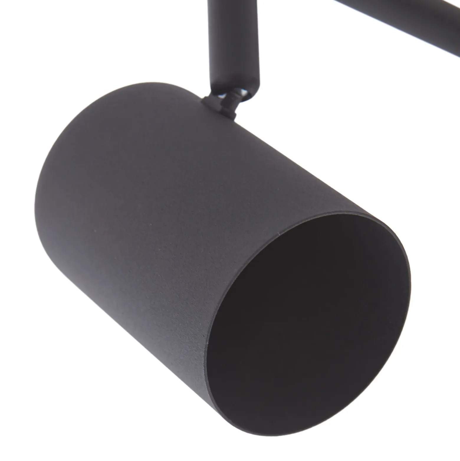 Lindby downlight de techo Jorell, negro, 51 cm, 3 luces, GU10