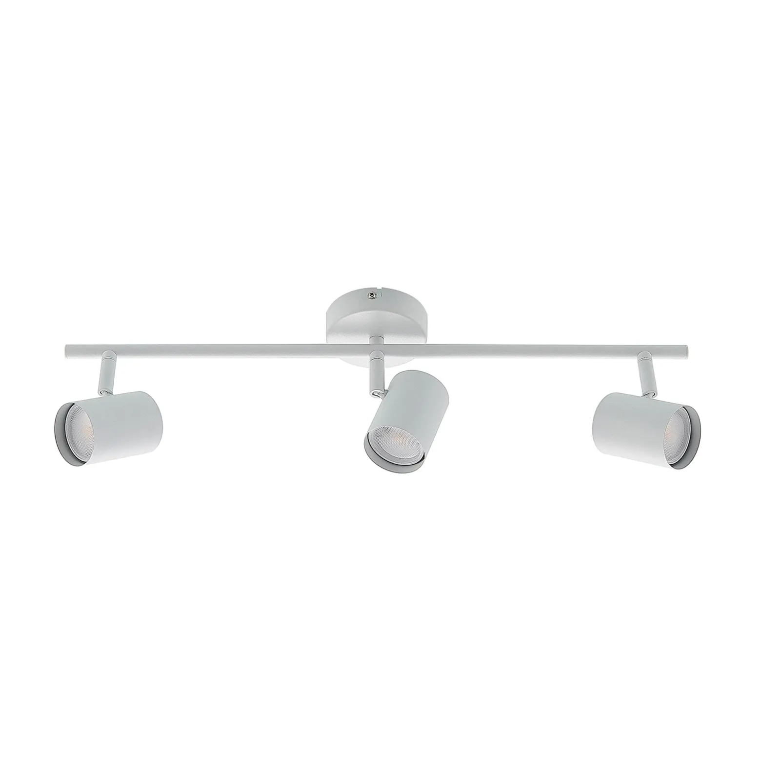 Lindby downlight de techo Jorell, blanco, 55 cm, 3 luces, metal, GU10
