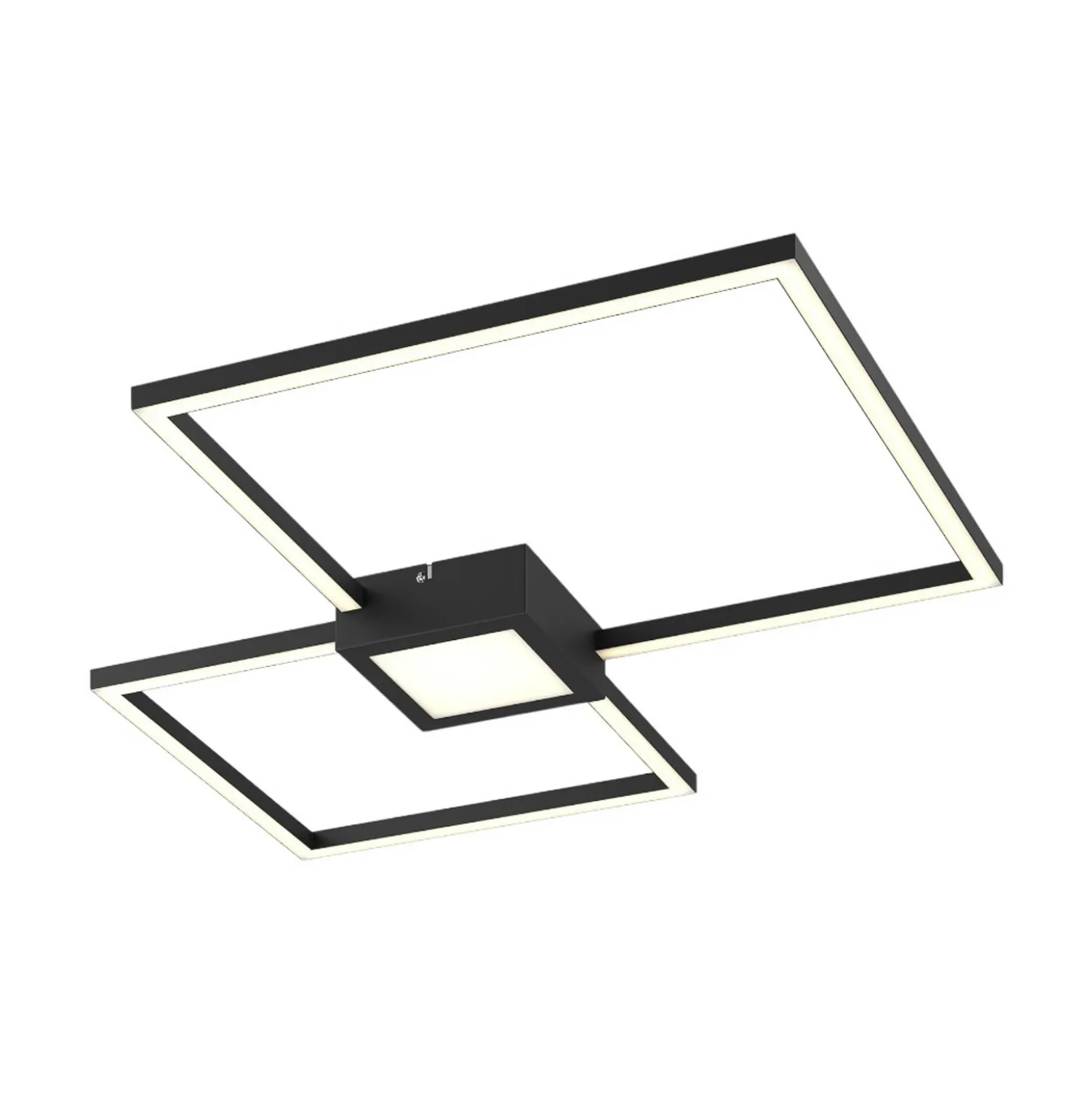 Lindby Duetto lámpara LED de techo antracita 28 W