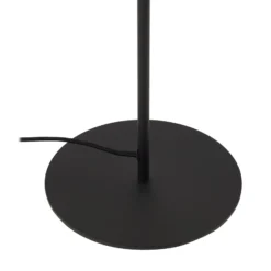 Lindby Edion lámpara de mesa, negro arena, metal