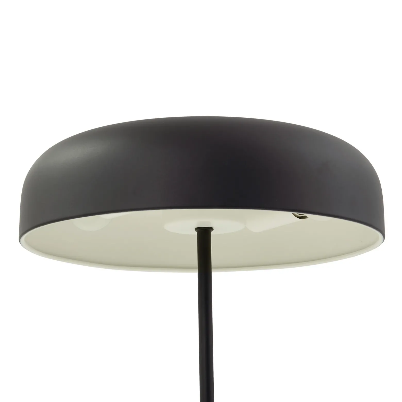 Lindby Edion lámpara de mesa, negro arena, metal