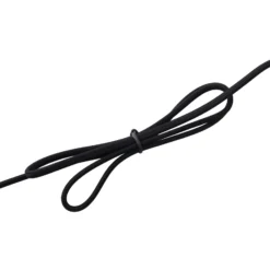Lindby Ediz lámpara de mesa, negro, madera, 25 cm de altura, E27