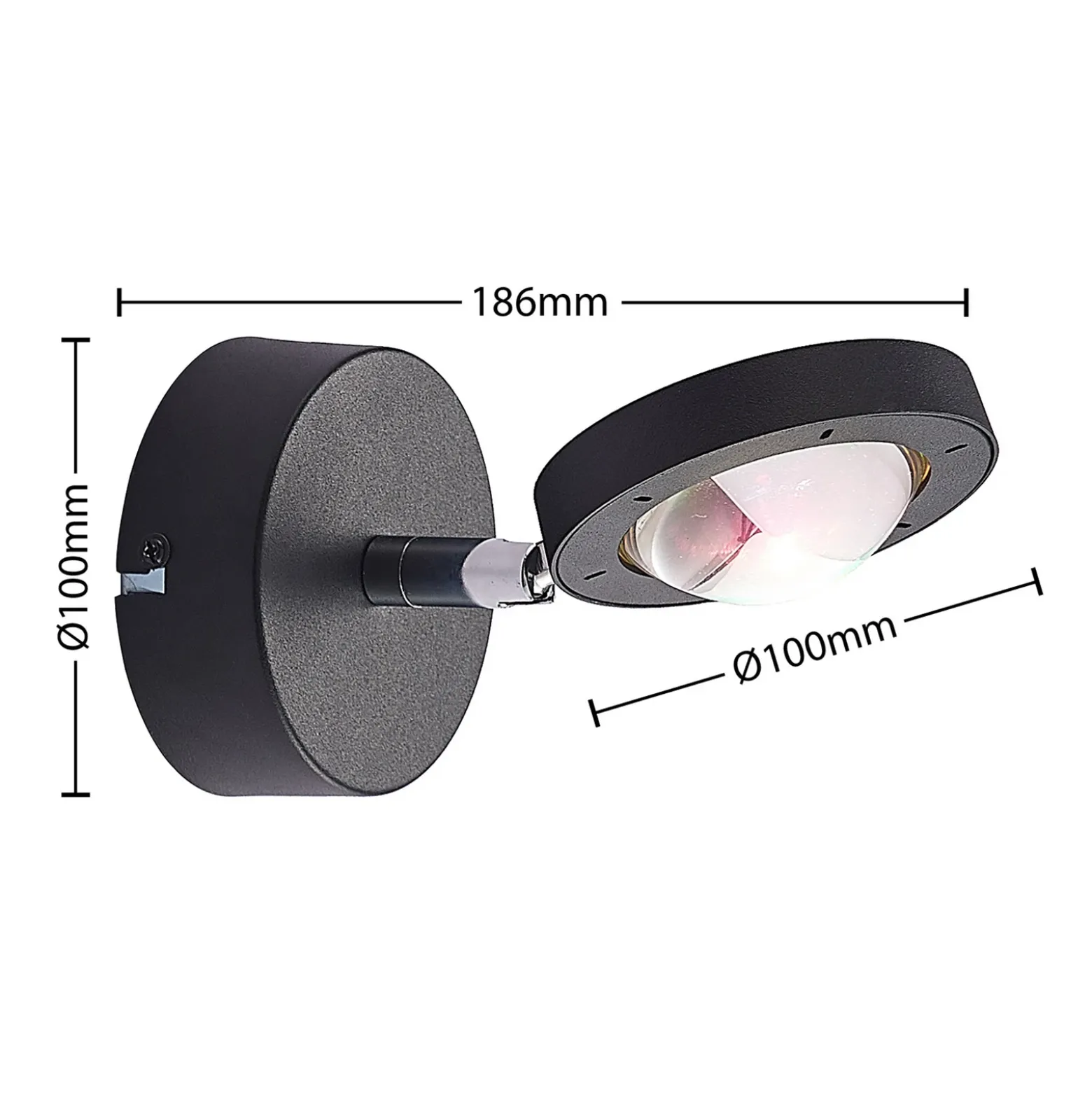 Lindby Edonita aplique LED con efecto de luz