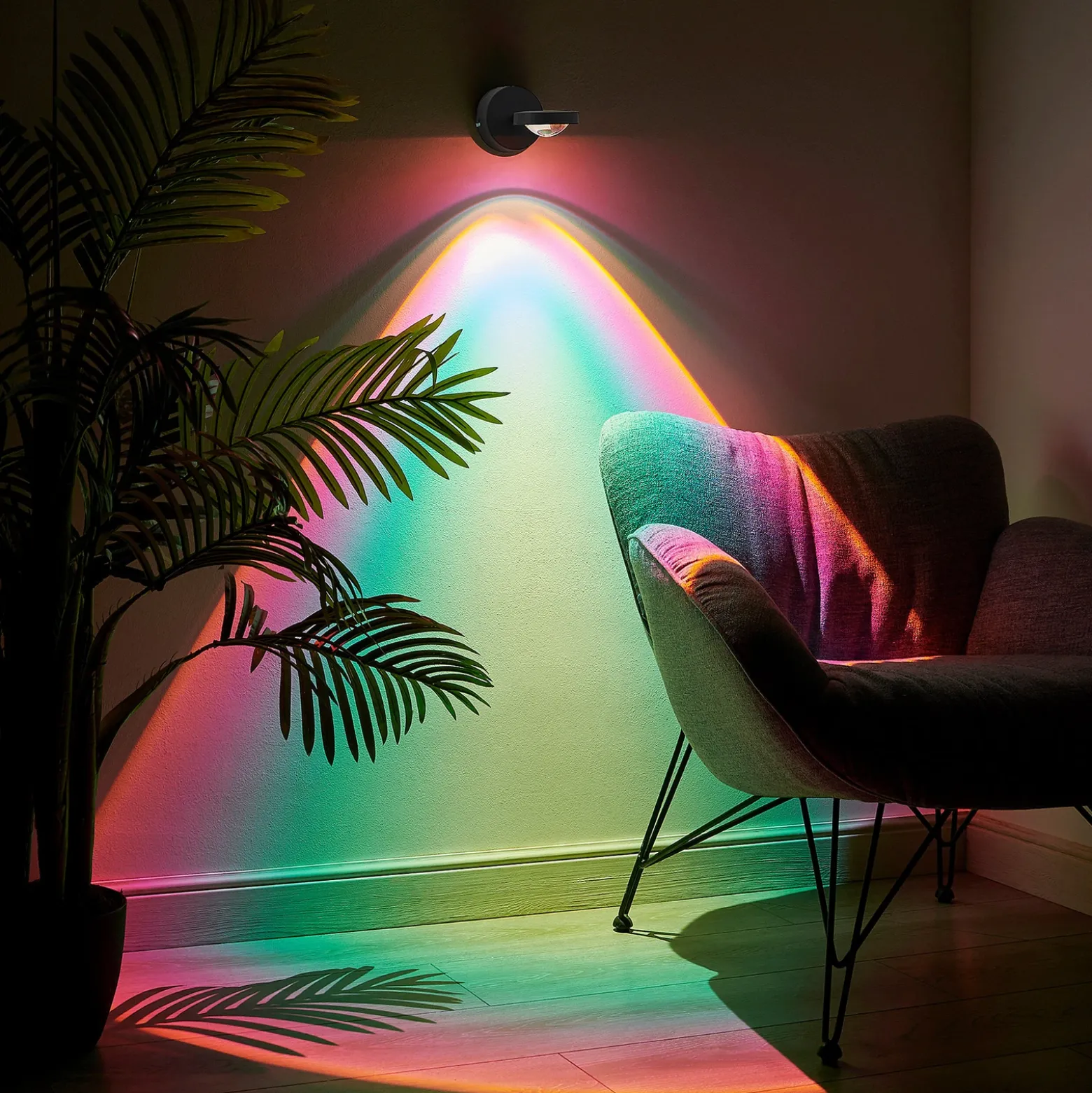 Lindby Edonita aplique LED con efecto de luz