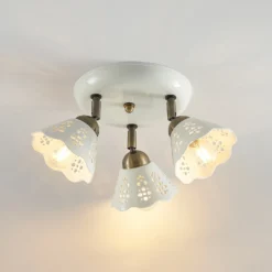Lindby Efgenia foco de techo, 3 luces