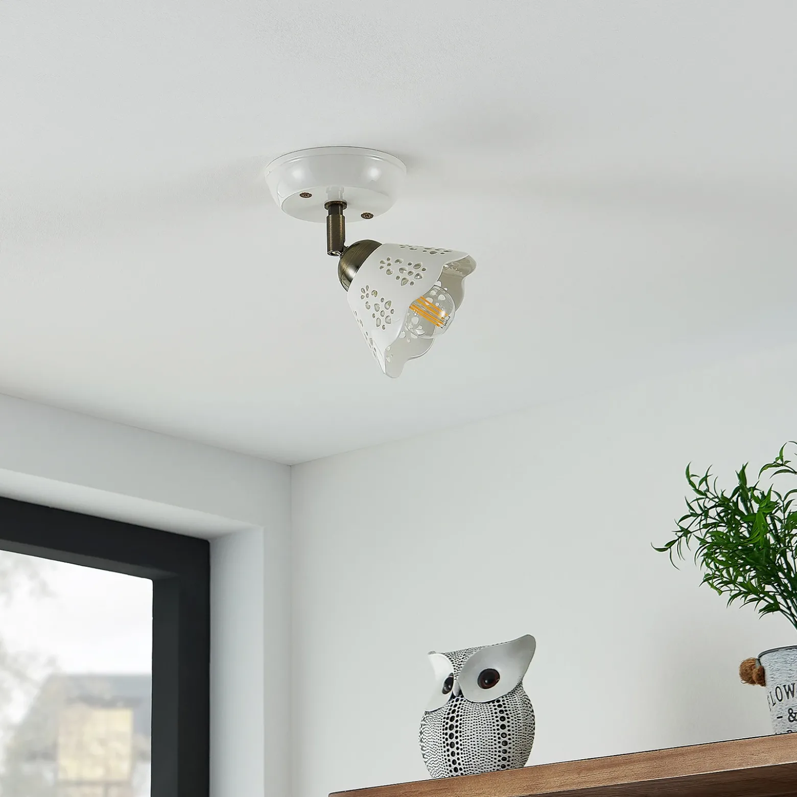Lindby Efgenia foco, 1 luz