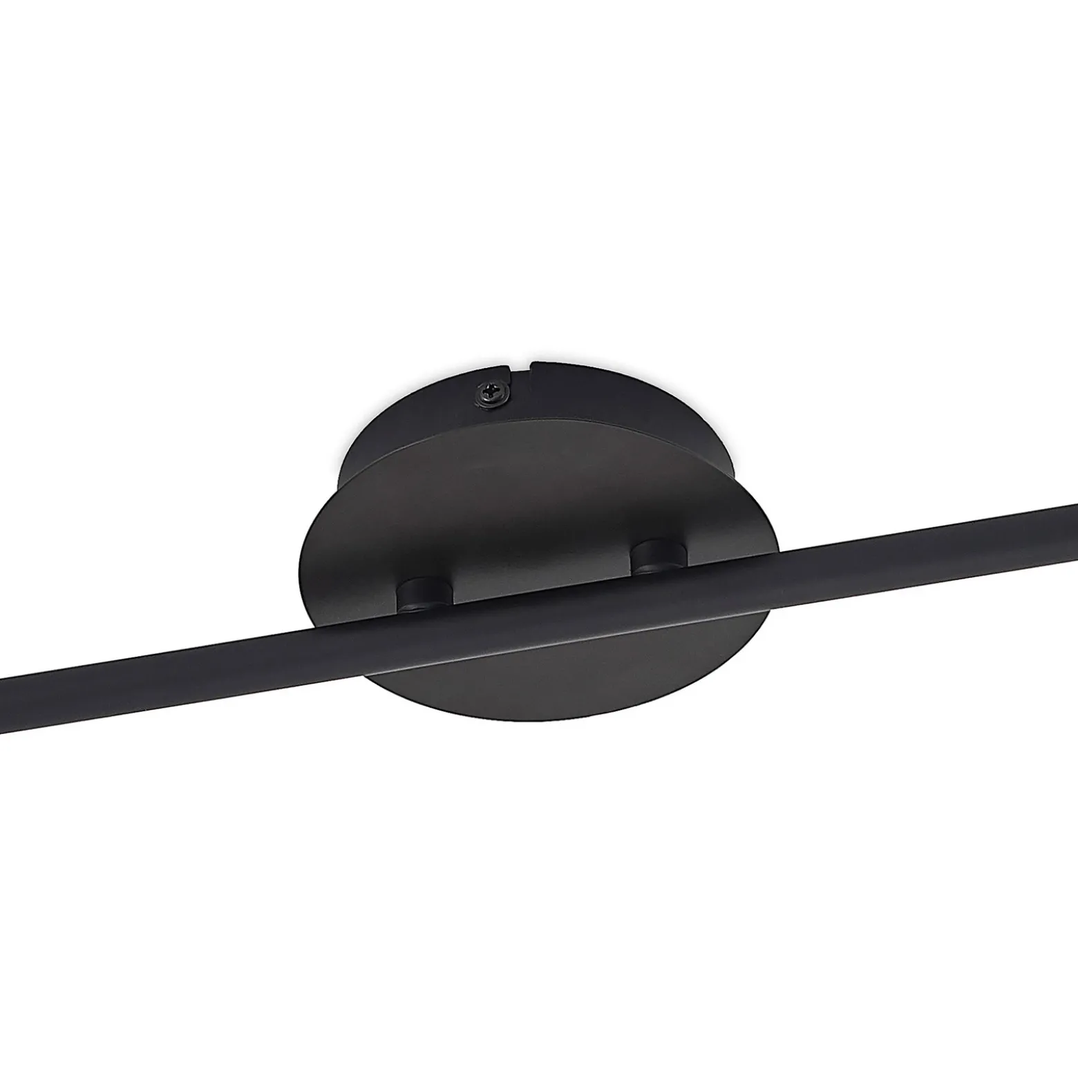 Lindby Eridia foco de techo negro 6 luces alargado