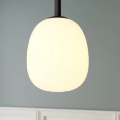 Lindby Etiena lámpara colgante 5 luces vidrio opal