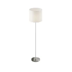 Lindby Everly lámpara de pie con pantalla textil