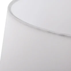 Lindby Florentino lámpara de mesa, 49 cm, cerámica, textil