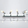 Lindby foco de baño Zela, longitud 53 cm, cromo, 4 luces
